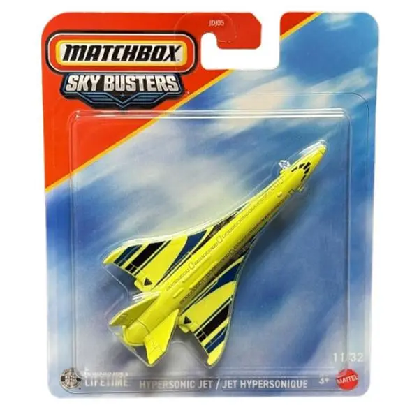 Mattel Matchbox Skybusters Toy Metal Vehicle - HYPERSONIC JET [JJW28]