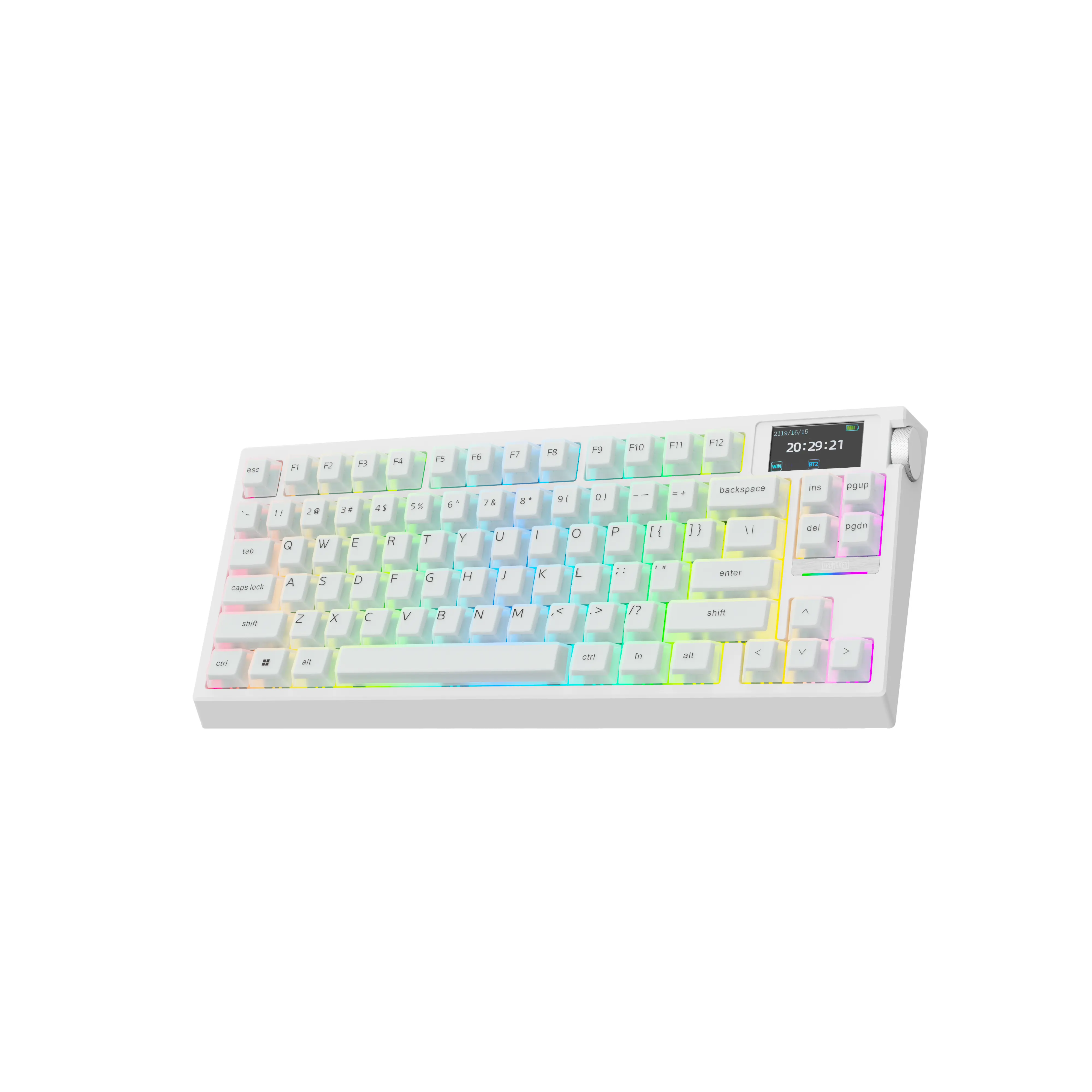EPOMAKER G84 PRO Wireless Mechanical Keyboard 75% Gaming Gasket Keyboard Silicone Keycaps 81 Keys Tri-Mode USB-C/BT 5.0/2.4GHz Hot Swap Custom Driver RGB Backlight keyboards for gaming creamy keyboard dealsforyoudays