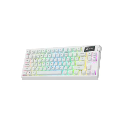 EPOMAKER G84 PRO Wireless Mechanical Gaming Keyboard - 75% 81-Key Compact Portable Gasket Design with Foam, Silicone Keycaps, Tri-Mode USB-C/BT 5.0/2.4GHz, Hot Swappable RGB, LED Backlit, Custom Driver, Creamy Ergonomic Build, for Gamers & Work, Gift Idea