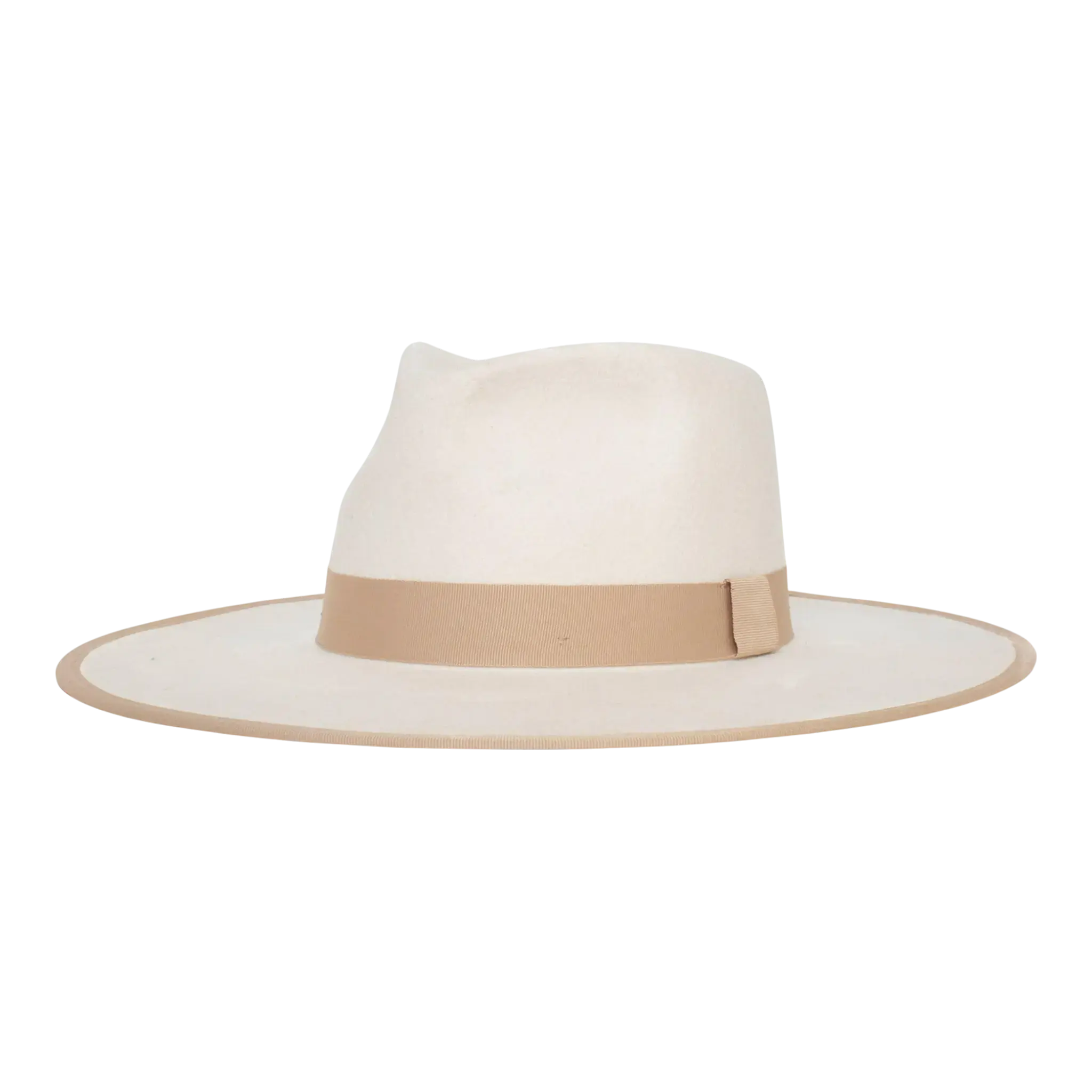 Goorin Bros Adore You Wool Felt Wide Brim Fedora in Ivory | Wool