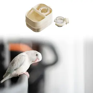 Parrot Training Stand with Food Bowl, Multi-Functional Parrot Toilet Trainer, Home Desktop Parrot Bathroom Station, Pet Accessories