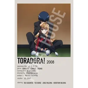 Toradora! Lovers Anime Polaroid Inspired Keychain