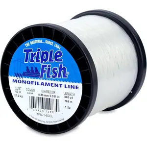 Fish Monofilament Fishing Line - Strong Clear Pink Camo Color for Trolling, Bottom Fishing, Casting Main Line Catfish, Bass