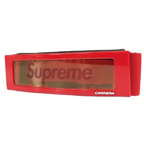 Pre-owned Supreme Rubber Small Leather Goods Carrera Goggles
