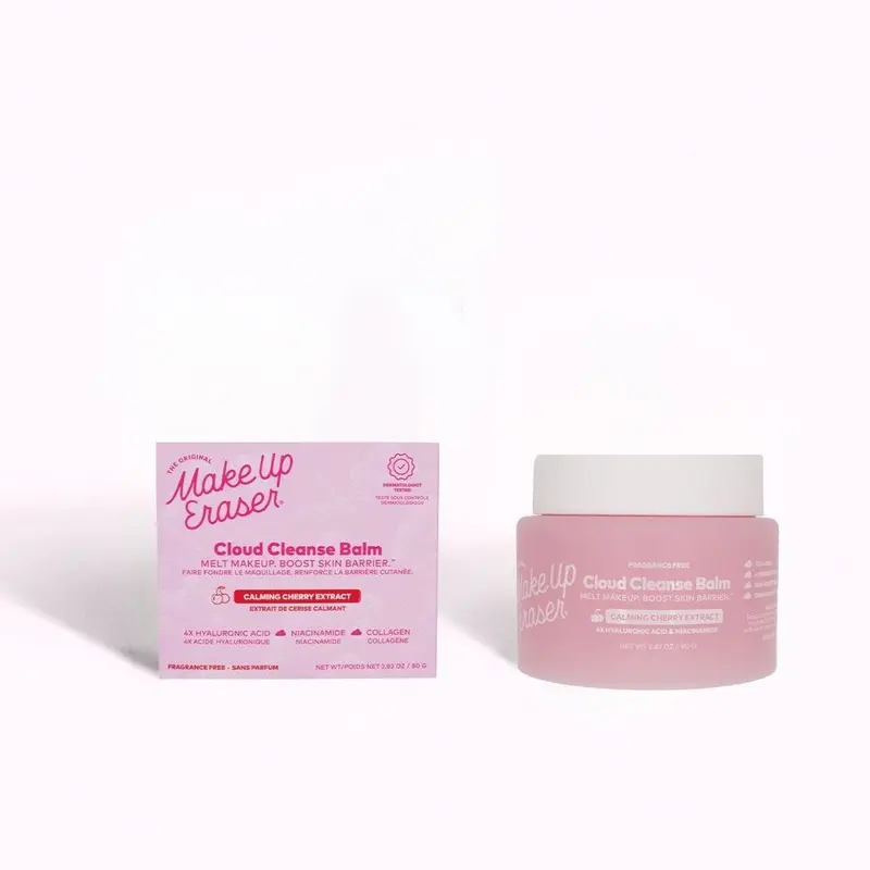 MakeUp Eraser Cloud Cleanse Balm - Melt Makeup, Boost Skin Barrier, balm-to-oil Korean formula with Hyaluronic Acid & Cherry Extract