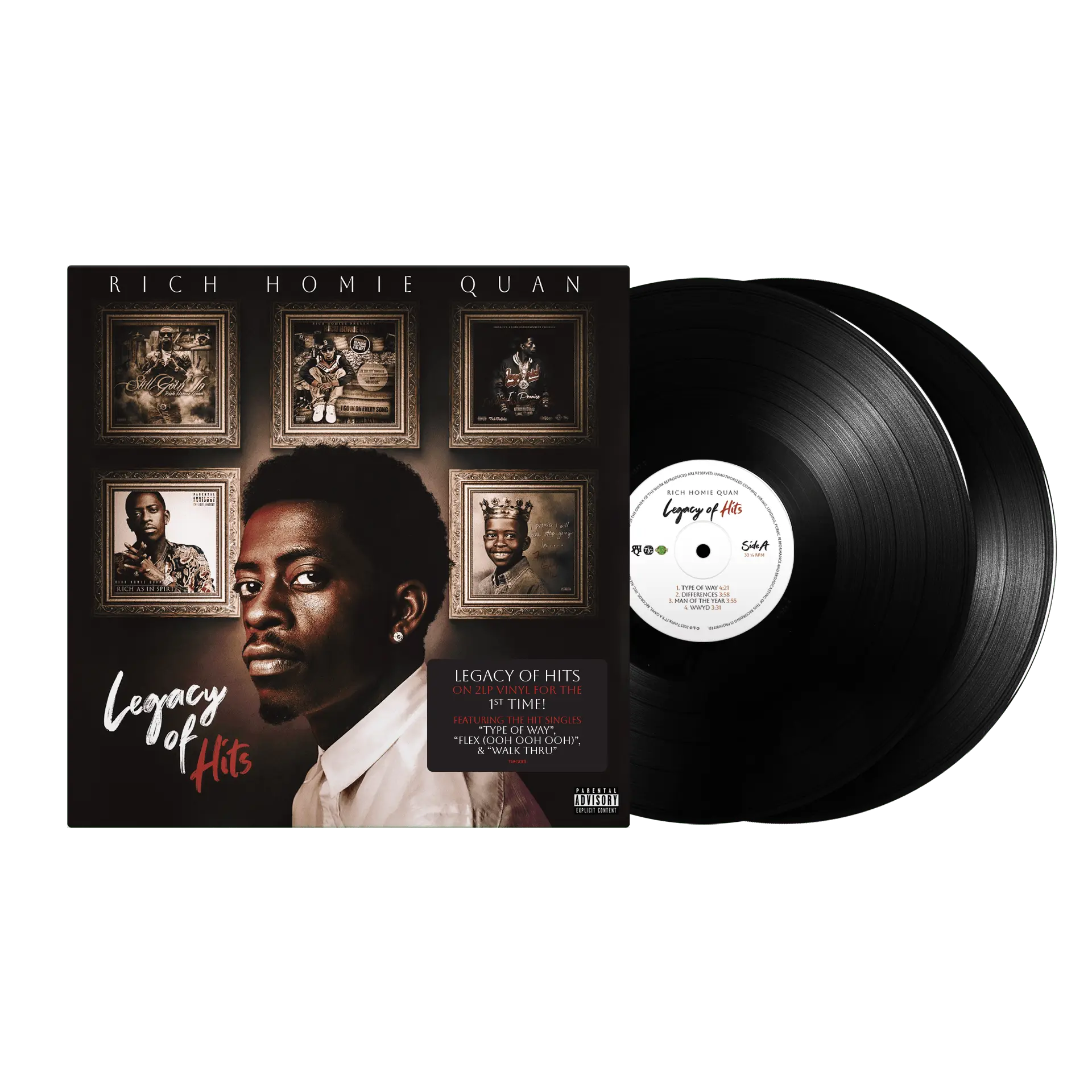 Rich Homie Quan - Legacy Of Hits (2xLP, CD)