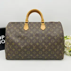 Pre-owned Louis Vuitton As Shown Shoulder Bags Monogram Speedy 40 Boston Handbag Travel Bag GP10268681