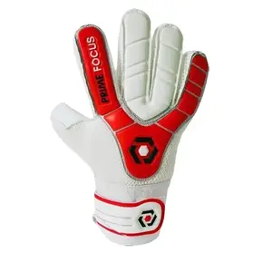 Prime Focus Goalkeeping R.E.D. Practice Goalkeeper Gloves - Ultimate Goalkeeping Gloves for Training