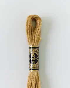 DMC Embroidery Stranded Thread - Six-Strand Embroidery Floss - 422 - Light Oak