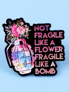 Unique Personalized Letter Flower Brooch Pin, Casual Style Gift Choice, Perfect for Friends, All Season Wearable Accessory