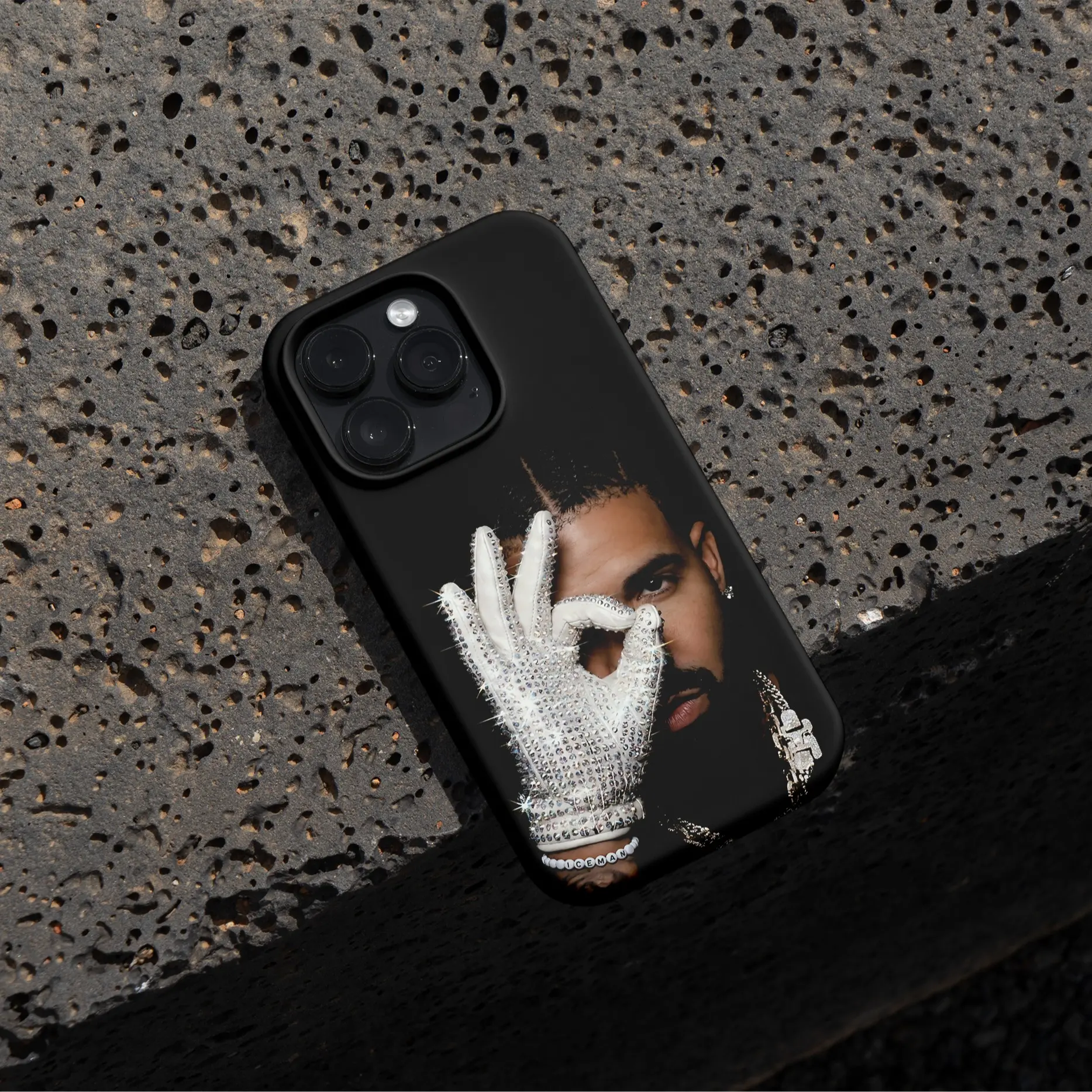 Drake 'Ice Man' Album Official Graphic For Team Drizzy High-Quality Tough Case, Drake Drizzy Fan Graphic Phone case, Ice-Man Album Merch Streetwear Graphic case, Gift for Drake Fans Vintage Collector Phonecase