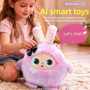 AI Smart Interactive Plush Toy,Talking Doll,eyes light up AI Robot, Kids Gift, Electronic Pet Companion for Children,Stuffed Toys,Robot toy, Interactive toy,