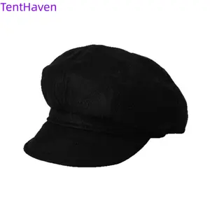2026 New Spring-Summer Plain Unisex Mesh Jacquard Newsboy Hat, Lightweight Breathable Small Octagonal Hat, Versatile Korean-Style Face-Enhancing Beret