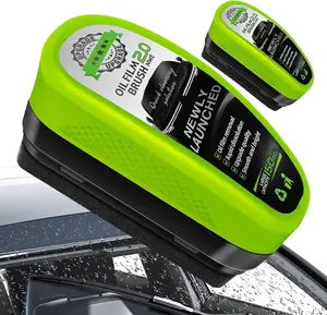 Automotive Oil Film Cleaning Brush 2.0 2025 Upgraded Glass Oil Film Remover Brush for Car Windshield Hydrophobic Coating Anti-Fogging Protection