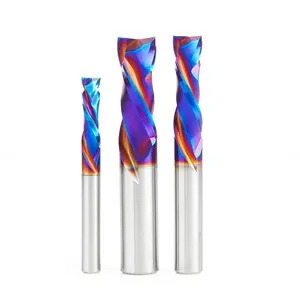 Amana Tool AMS-183-K 3-Piece CNC SC Spektra Coated Compression Spiral Router Bit Pack