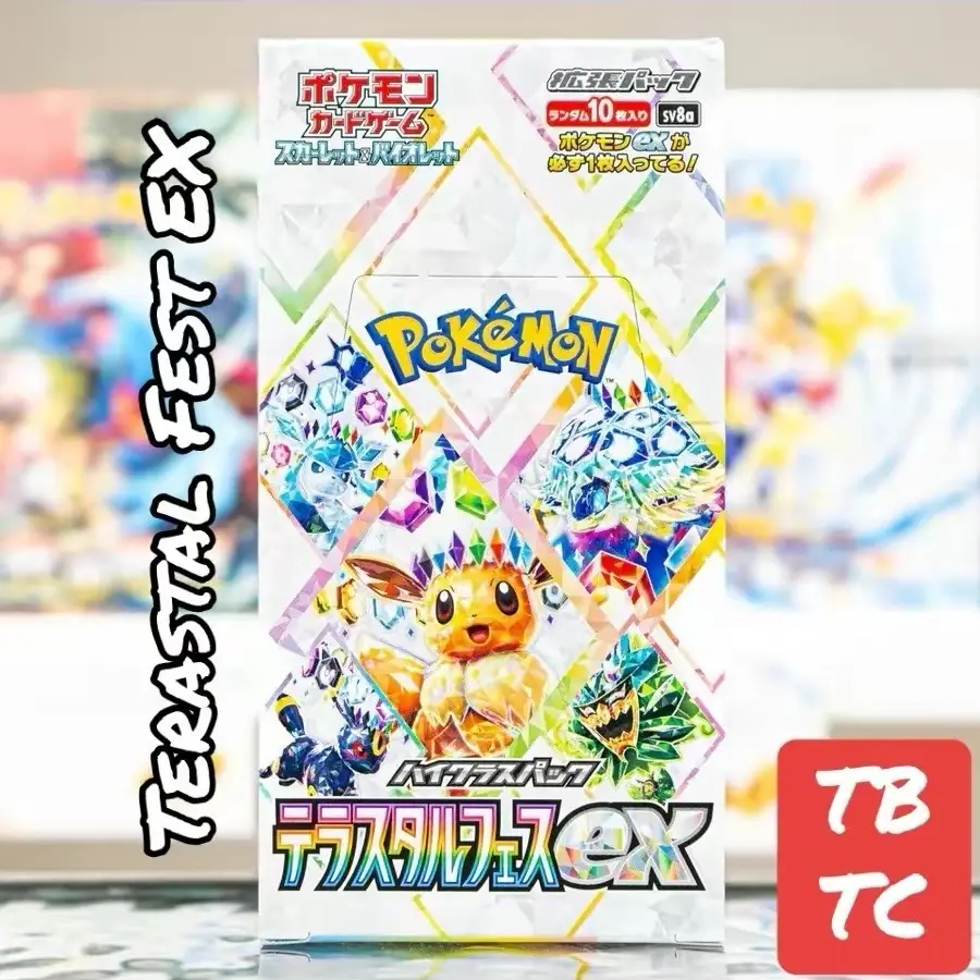 Terrastal Fest EX Booster Box Japanese Pokemon Trading Card Game
