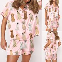 Golden Retriever/Pink