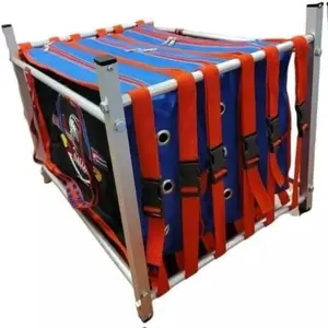 (Triple) TRANSPORTE MALETA CARGADOR GALPONERAS para GALLOS ALUMINIO Rooster Carrier CAGE…