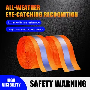 Reflective tape, 2 inches x 33 feet, 2 cm wide, high visibility, silver-white reflective strip, suitable for walking, cycling, clothing, backpacks, pet collars, non-adhesive, washable, sun-proof and waterproof (two rolls).