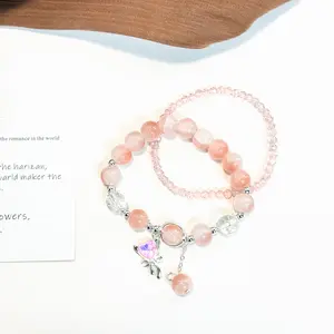 Double Crystal Bracelet -Open on Live --Finished Jewelry Craft