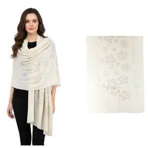 Women's Lightweight Scarf Shawls With Rhinestones, Large Size, Soft And Silky.
