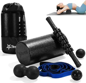 Yes4All High-Density EPP Foam Roller Starter Set for Yoga, Pilates Stretching (Sports & Outdoor Leisure Equipment)