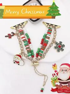 Apple Watch Band 38-49mm, Compatible with Iwatch Series Se 4g, Christmas Replacement Strap, Durable & Stylish Design