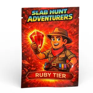 (1 Box) SlabHunt Red Ruby NFL/NBA/MLB Sports Trading Cards