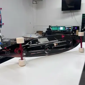 10 x 44 inch Pintail Longboard “Black Shelby”