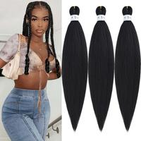 1B Black Braiding Hair 3 Packs
