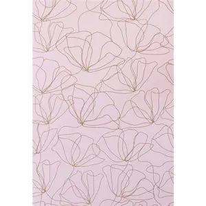 Wallpaper Panel 16" x 24" – Drawn to Nature Design,  Peel & Stick, Removable, Water-Resistant, 8-Panel Pack for Accent Walls & Furniture Upgrades