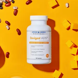 Arthur Andrew Medical Devigest ADS Advanced Digestive Support 180 Capsules Vegan Non-GMO Relief for Lactose Intolerance & Casein Sensitivities Healthcare Fitness Vitamin Dietary Supplement Edible Bathroom
