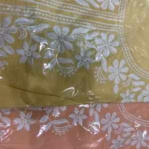 Chikankari Kurti in Cotton for Women - Casual Summer Wear with Floral Embroidery and Comfortable Fit - Womenswear, Dress