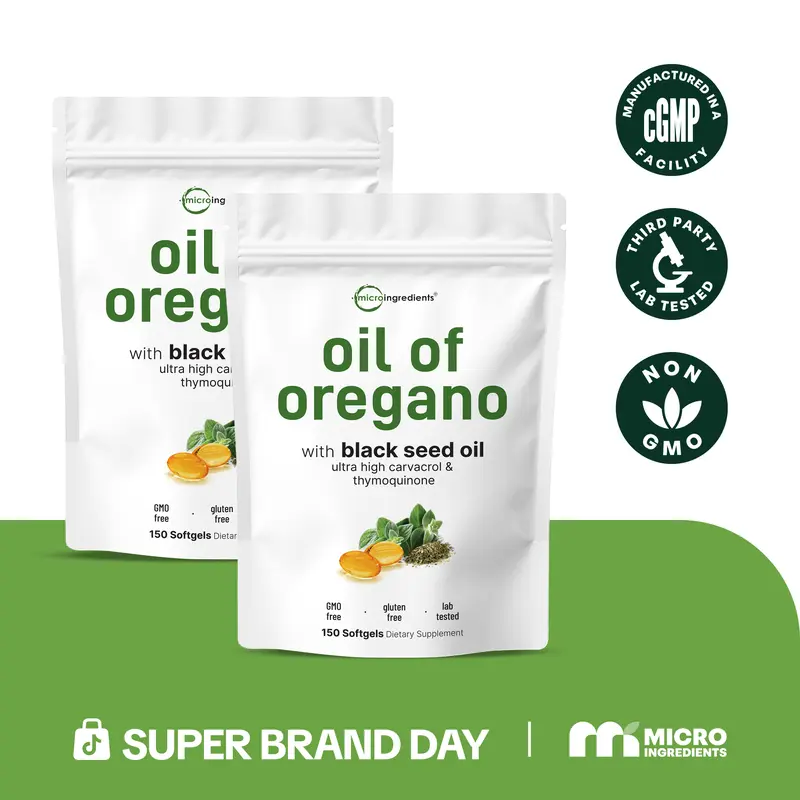 Micro Ingredients Oil of Oregano Family 2 Pack