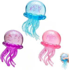 Jellyfish Squeeze Squishy Blind Box, Sugar Ball Stress Relief Fidget Toy Adults, Cute Slow Rise Sensory Water Animal, Birthday Party Favors Easter Basket Stuffers,Squishy Toys Popping,squeezluck squishy