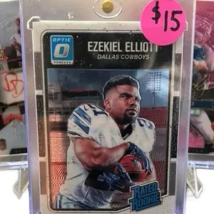 Ezekiel Elliott Football Trading Card, Donruss Optic Series, Collectible for Collecting Enthusiasts
