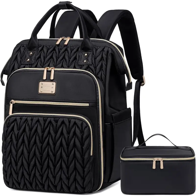 womens work backpack with lunch compartment - TikTok Shop display picture 1