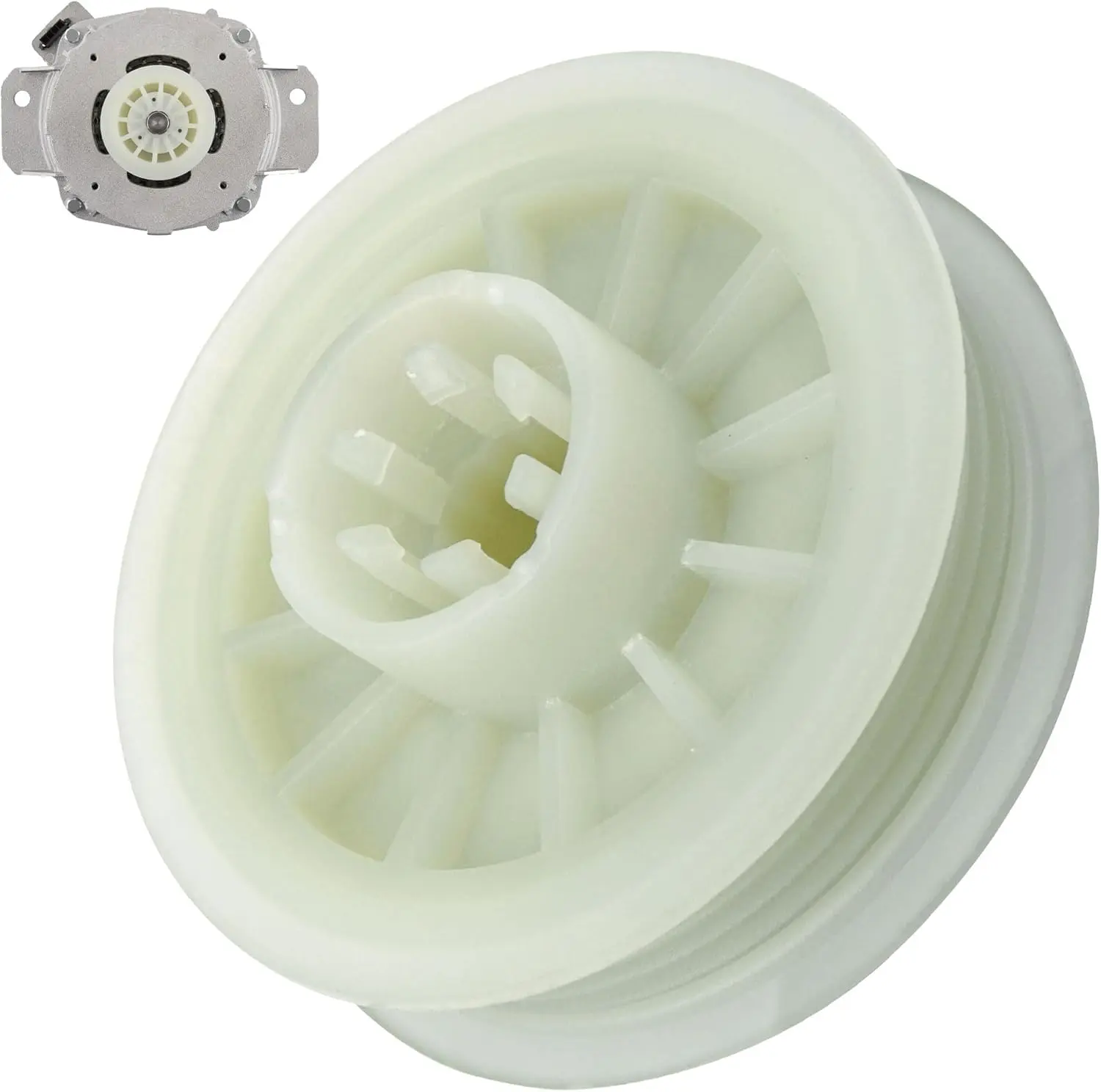W10677723PL Whirlpool Top Load Washer Drive Pulley Replacement Part, Compatible with W10677723 W11026785, Fits 2-5/16'' Diameter, EAP11770267, Long-Lasting Performance, Maintains Proper Belt Tension, Reliable & Smooth Operation