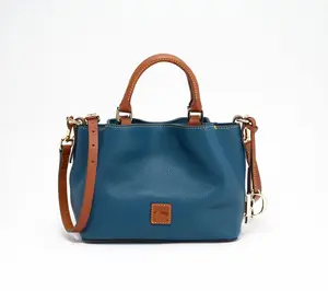Dooney & Bourke Pebble Leather Mini Barlow Top Handle Satchel
