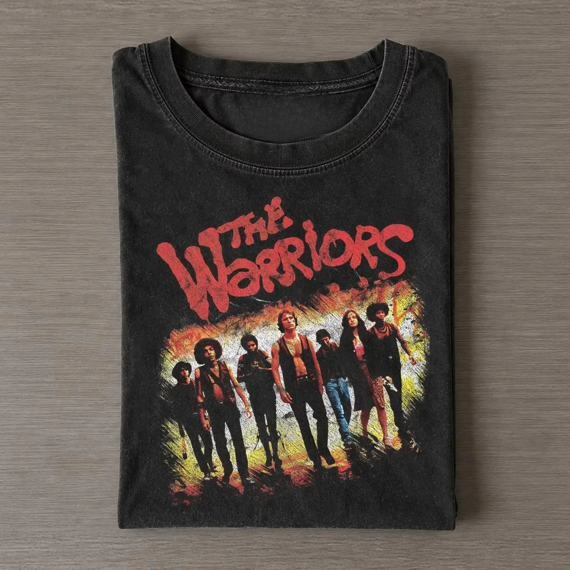 Vintage The Warriors T Shirt, Funny Movie Graphic Tee, 90S Pop Culture Shirt, Fitted T-Shirt, Menswear, Gift For Men, Gift For Women