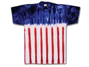 American Flag New Glory Youth tie dye t-shirt Cotton Menswear