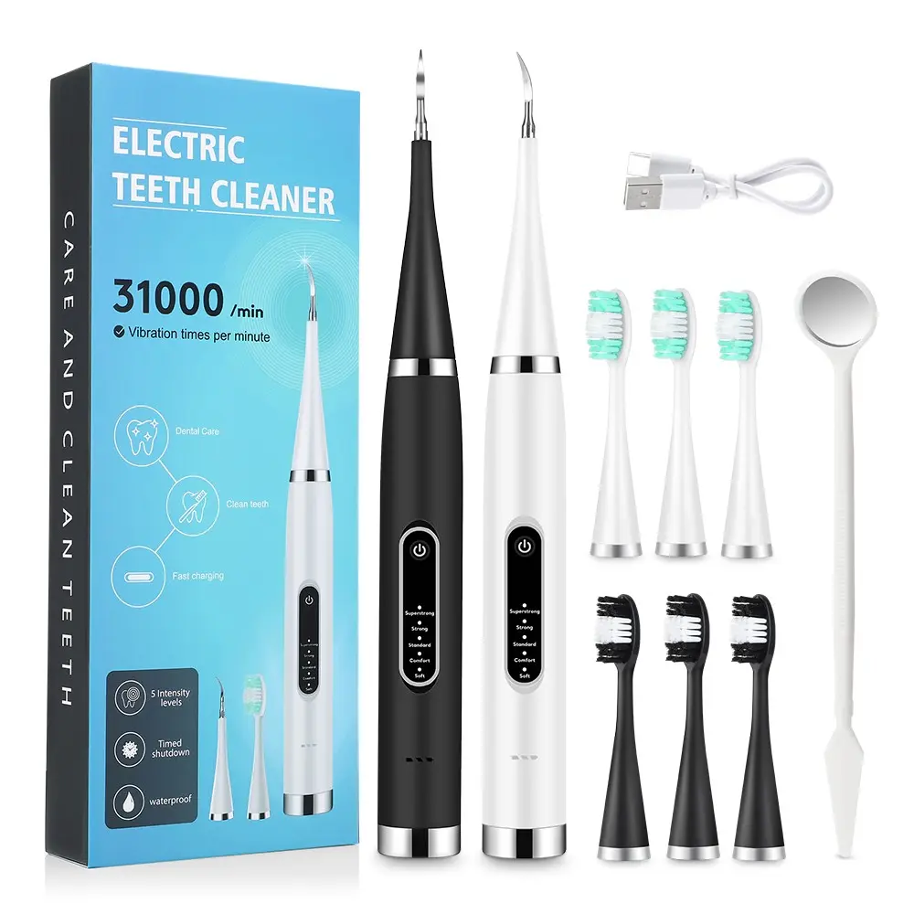New Electric Rechargeable Toothbrush with 5 Cleaning Modes, Smart Timer, Fast Charging, Unisex, Travel-Friendly, Gift Idea, Home Use, Vacation
