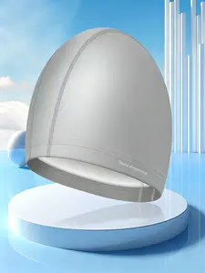 High-End PU Adult Swim Cap, Solid Color Waterproof Breathable Comfort Swimming Hat, Unisex Non-Irritating, Factory Wholesale