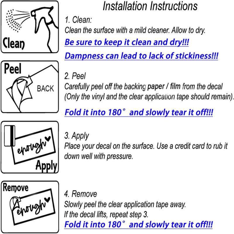 Vinyl Decal for Car,4 Counts Set I Love You Drive Safe Car Mirror Decal,Car Rearview Mirror Sticker,Universal Car Accessory.