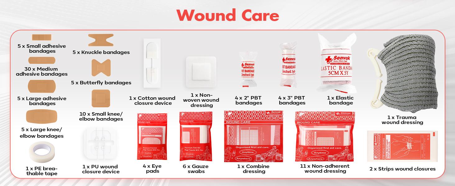 First Responder Trauma Care Medical Bag | Fully Stocked EMT Kit