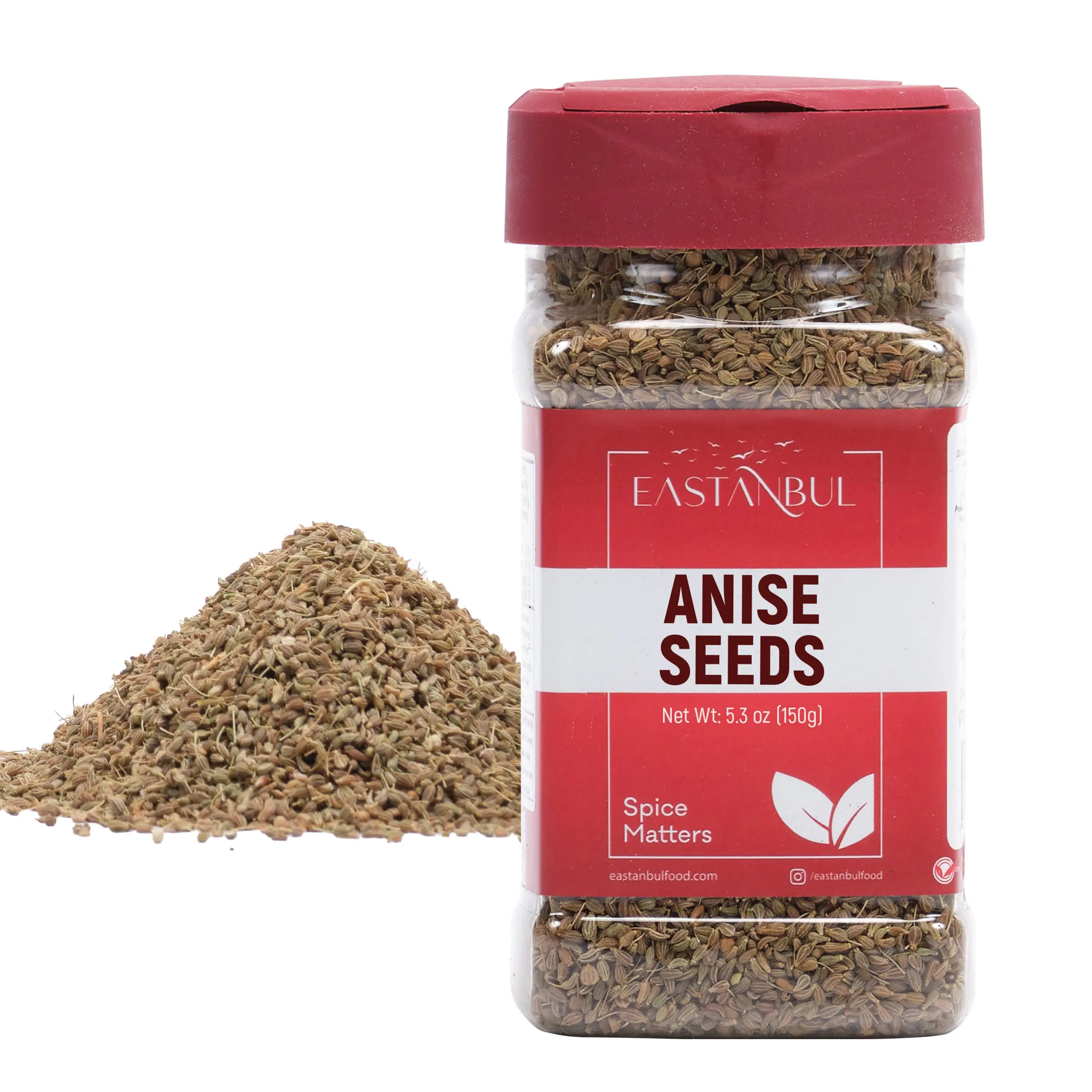 Eastanbul Anise Seeds Whole, Licorice-Like Full Flavor Anise See, 5.3oz