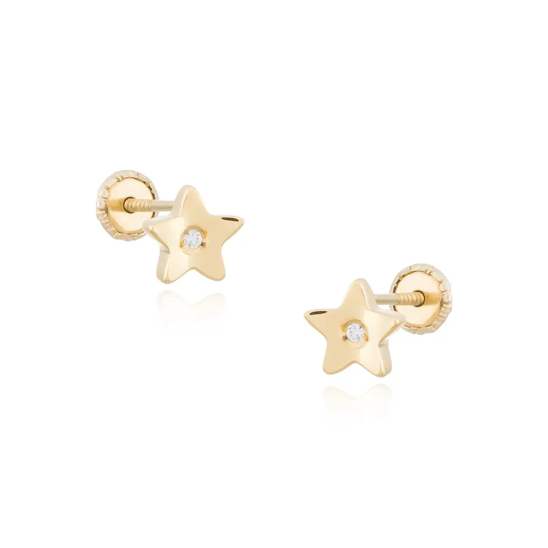 Baby Stud With Diamond