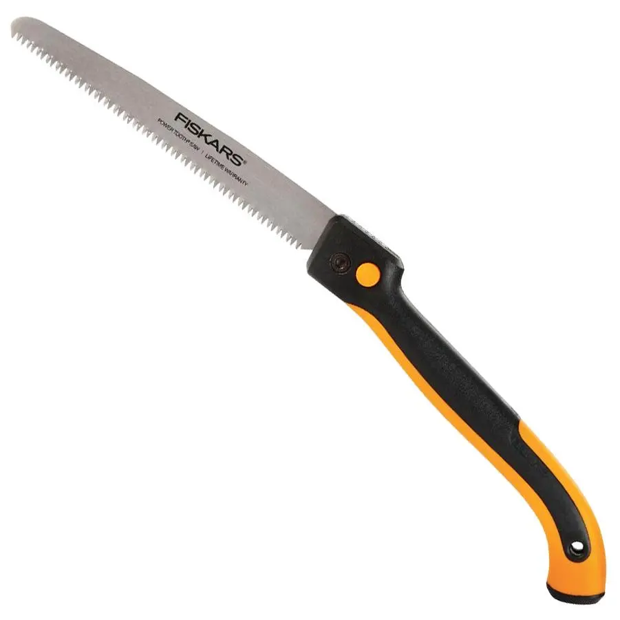 Fiskars 10" POWER TOOTH Softgrip Folding Saw (390470-1002)