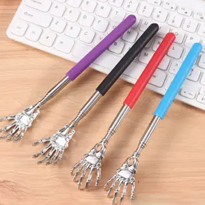 Stainless Steel Extendable Scratching Tool, Portable Handy Non-Toxic Body Care Massager Lymphatic Drainage Tool, Ideal Summer Gift, Home Use, Halloween Present Option