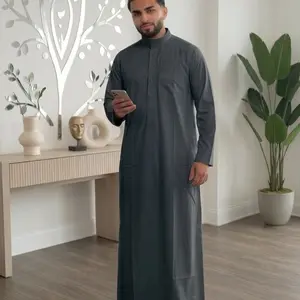Men’s Gray Thobe, Size 52,54,56,58,60, No Return/No Exchange Due to Hygiene & Customer Safety Requirements